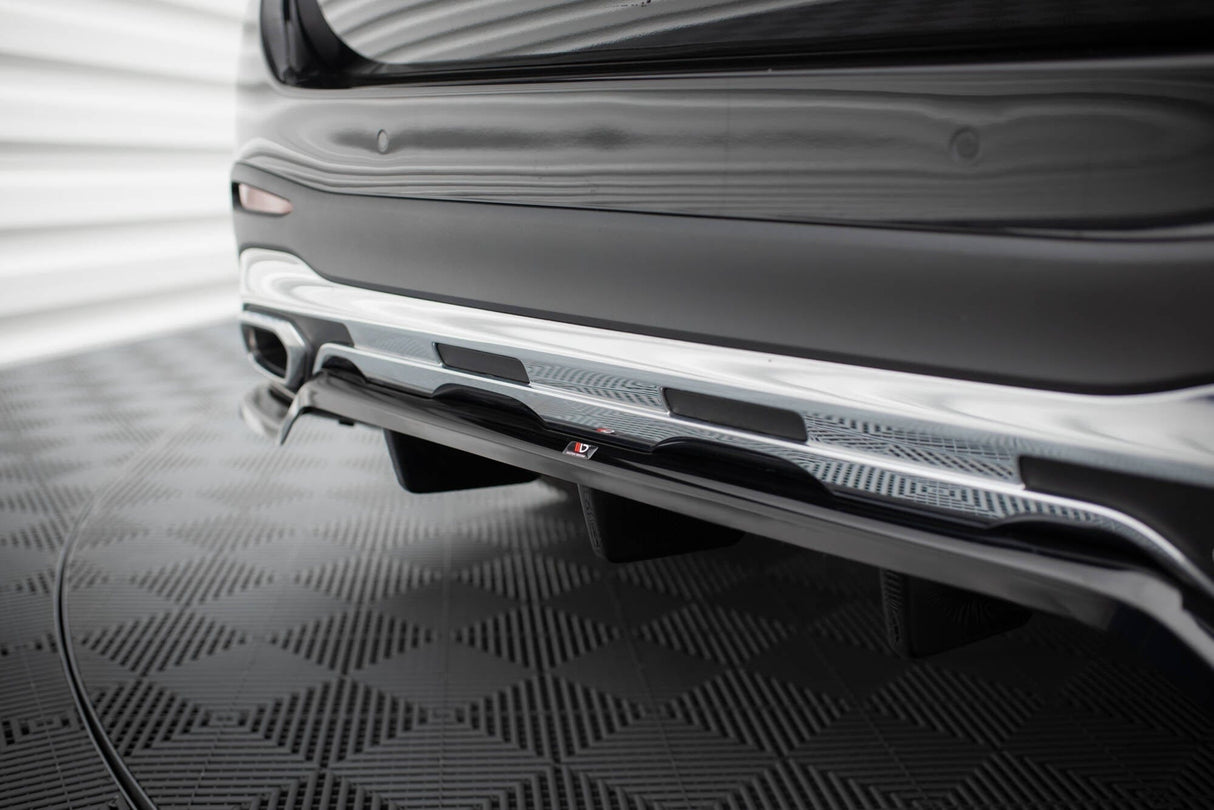 Maxton Design Central Rear Splitter (With Vertical Bars) Mercedes-Benz GLC AMG-Line X254