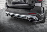 Maxton Design Central Rear Splitter (With Vertical Bars) Mercedes-Benz GLC AMG-Line X254