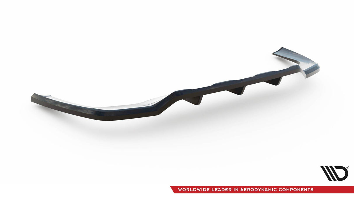 Maxton Design Central Rear Splitter (With Vertical Bars) Mercedes-Benz GLC AMG-Line X254