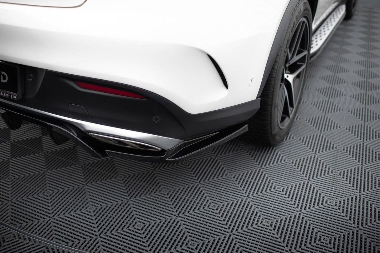 Maxton Design Central Rear Splitter (With Vertical Bars) Mercedes-Benz GLE Coupe AMG-Line C292