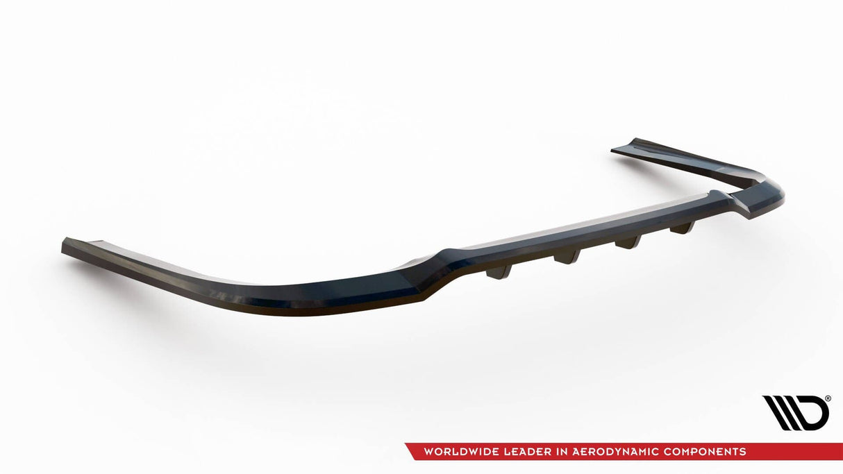 Maxton Design Central Rear Splitter (With Vertical Bars) Mercedes-Benz S AMG-Line W222 Facelift