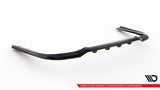 Maxton Design Central Rear Splitter (With Vertical Bars) Mercedes-Benz S AMG-Line W222 Facelift