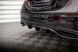 Maxton Design Central Rear Splitter (With Vertical Bars) Mercedes-Benz S AMG-Line W223