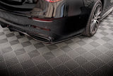 Maxton Design Central Rear Splitter (With Vertical Bars) Mercedes-Benz S AMG-Line W223