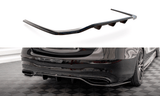 Maxton Design Central Rear Splitter (With Vertical Bars) Mercedes-Benz S AMG-Line W223
