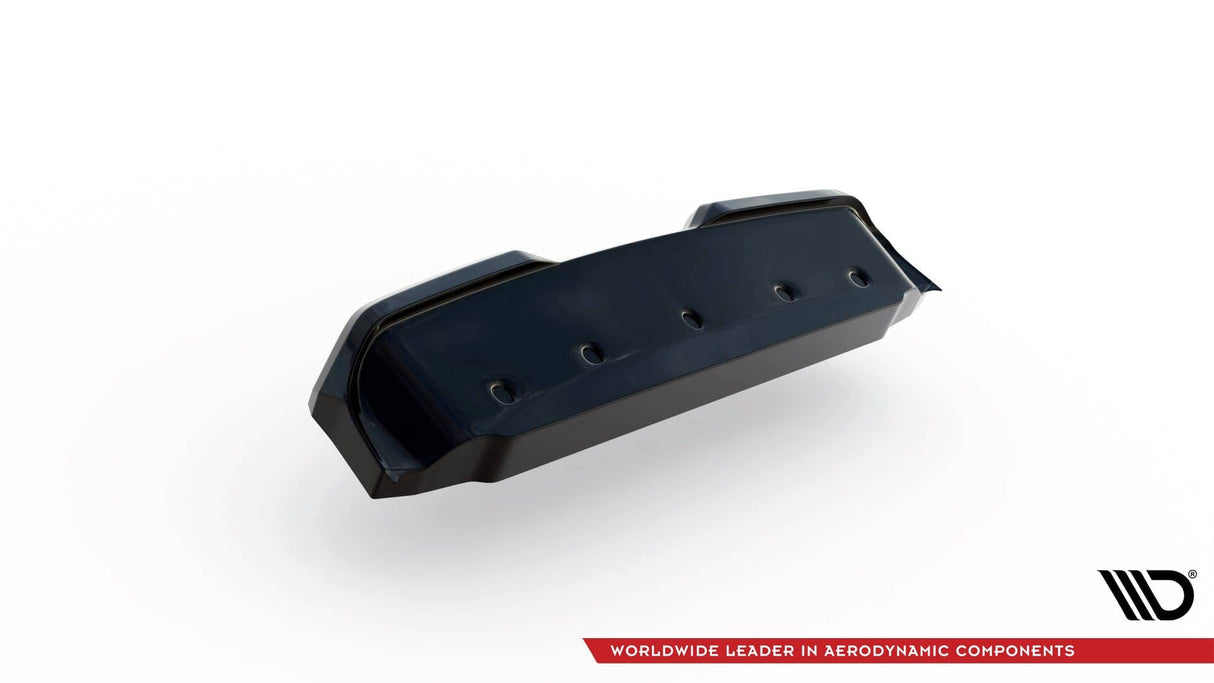Maxton Design Central Rear Splitter (With Vertical Bars) Nissan Gtr R35 Facelift