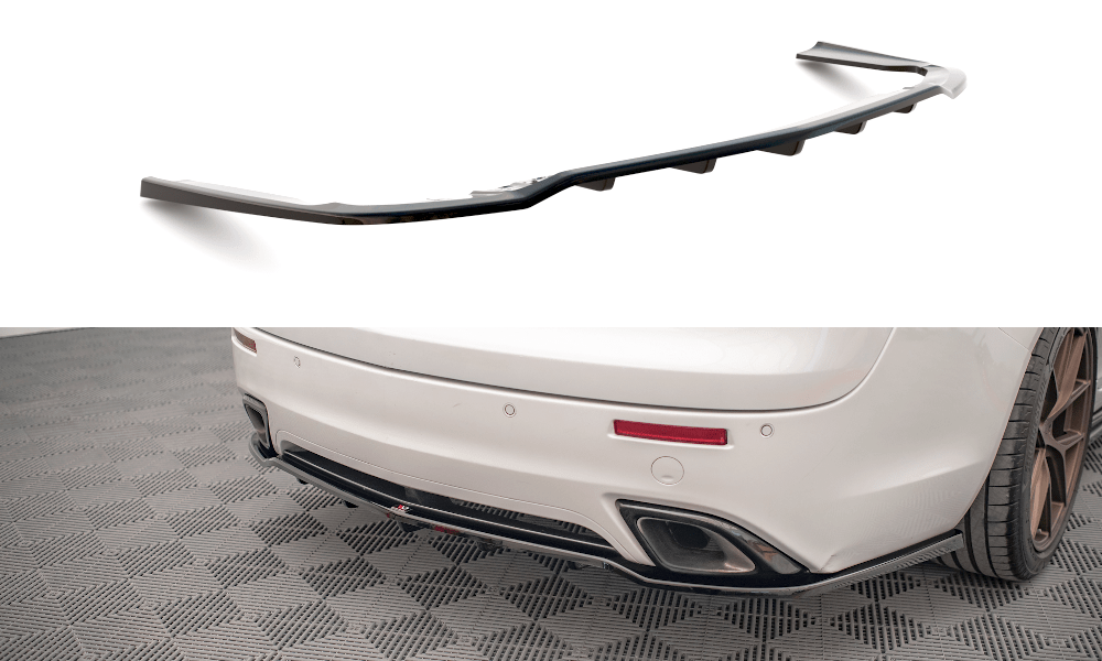 Maxton Design Central Rear Splitter (With Vertical Bars) Opel Insignia Estate Opc MK1