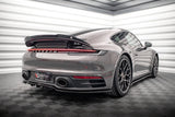 Maxton Design Central Rear Splitter (With Vertical Bars) Porsche 911 Carrera 4S 992