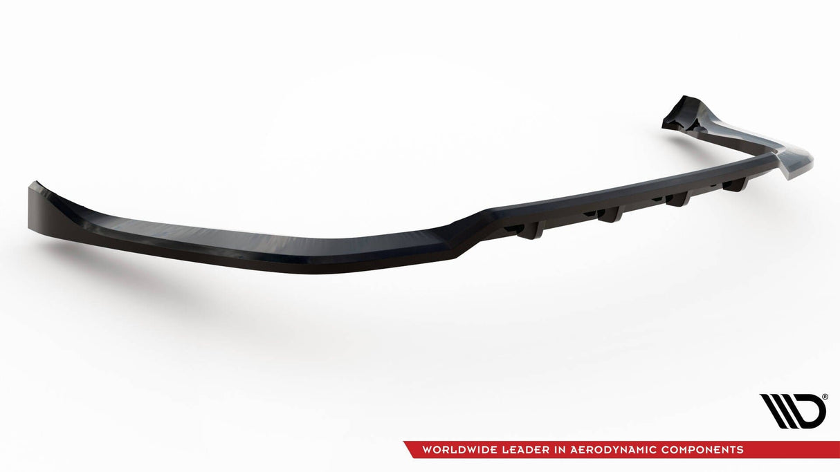 Maxton Design Central Rear Splitter (With Vertical Bars) Porsche 911 Turbo 997