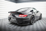 Maxton Design Central Rear Splitter (With Vertical Bars) Porsche 911 Turbo 997