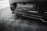 Maxton Design Central Rear Splitter (With Vertical Bars) Porsche 911 Turbo 997