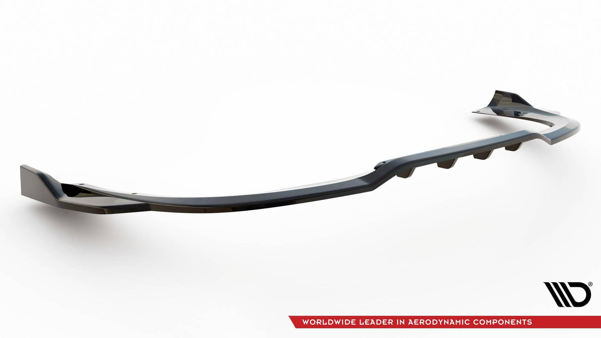 Maxton Design Central Rear Splitter (With Vertical Bars) Porsche 911 Turbo S 992