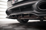 Maxton Design Central Rear Splitter (With Vertical Bars) Porsche 911 Turbo S 992