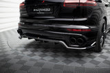 Maxton Design Central Rear Splitter (With Vertical Bars) Porsche Cayenne Mk2 Facelift
