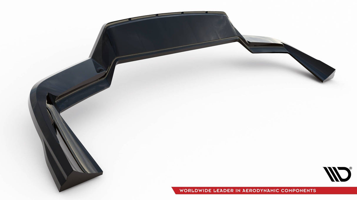 Maxton Design Central Rear Splitter (With Vertical Bars) Porsche Cayenne Sport Design Mk3
