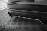 Maxton Design Central Rear Splitter (With Vertical Bars) Porsche Cayenne Sport Design Mk3