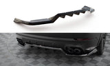 Maxton Design Central Rear Splitter (With Vertical Bars) Porsche Cayenne Sport Design Mk3