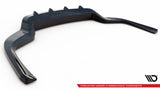 Maxton Design Central Rear Splitter (With Vertical Bars) Porsche Panamera 971 Turbo S E-Hybrid / E-Hybrid