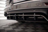 Maxton Design Central Rear Splitter (With Vertical Bars) Porsche Panamera 971 Turbo S E-Hybrid / E-Hybrid