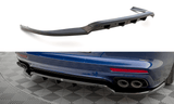 Maxton Design Central Rear Splitter (With Vertical Bars) Porsche Panamera E-Hybrid 971 Facelift