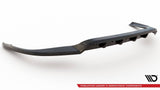 Maxton Design Central Rear Splitter (With Vertical Bars) Porsche Panamera E-Hybrid 971 Facelift