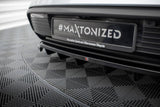 Maxton Design Central Rear Splitter (With Vertical Bars) Porsche Taycan / Taycan 4 / Taycan 4S / Taycan GTS Mk1