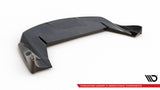 Maxton Design Central Rear Splitter (With Vertical Bars) Tesla Model X MK1 Facelift