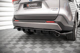 Maxton Design Central Rear Splitter (With Vertical Bars) Toyota Rav4 MK5