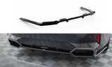 Maxton Design Central Rear Splitter (With Vertical Bars) V.1 BMW 5 M-Pack G60