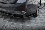 Maxton Design Central Rear Splitter (With Vertical Bars) V.1 BMW 5 M-Pack G60
