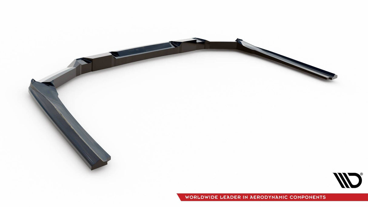 Maxton Design Central Rear Splitter (With Vertical Bars) V.1 BMW 5 M-Pack G60