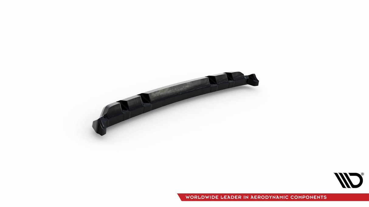 Maxton Design Central Rear Splitter (With Vertical Bars) V.1 BMW M340I G20 / G21 Facelift