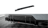Maxton Design Central Rear Splitter (With Vertical Bars) V.1 BMW M340I G20 / G21 Facelift