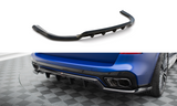 Maxton Design Central Rear Splitter (With Vertical Bars) V.1 - BMW X5 M-PACK G05 (Facelift)