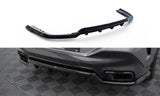 Maxton Design Central Rear Splitter (With Vertical Bars) V.1 BMW X6 M-Pack G06 Facelift