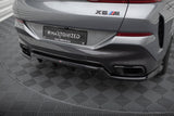 Maxton Design Central Rear Splitter (With Vertical Bars) V.1 BMW X6 M-Pack G06 Facelift