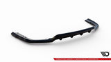 Maxton Design Central Rear Splitter (With Vertical Bars) V.1 BMW X6 M-Pack G06 Facelift