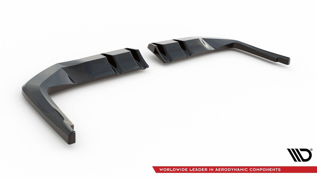 Maxton Design Central Rear Splitter (With Vertical Bars) V.1 Honda Civic Type-R Mk 11