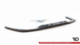 Maxton Design Central Rear Splitter (With Vertical Bars) V.1 Mercedes A 35 AMG Sedan V177