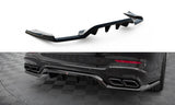 Maxton Design Central Rear Splitter (With Vertical Bars) V.1 Mercedes-AMG GLC 63 SUV X253