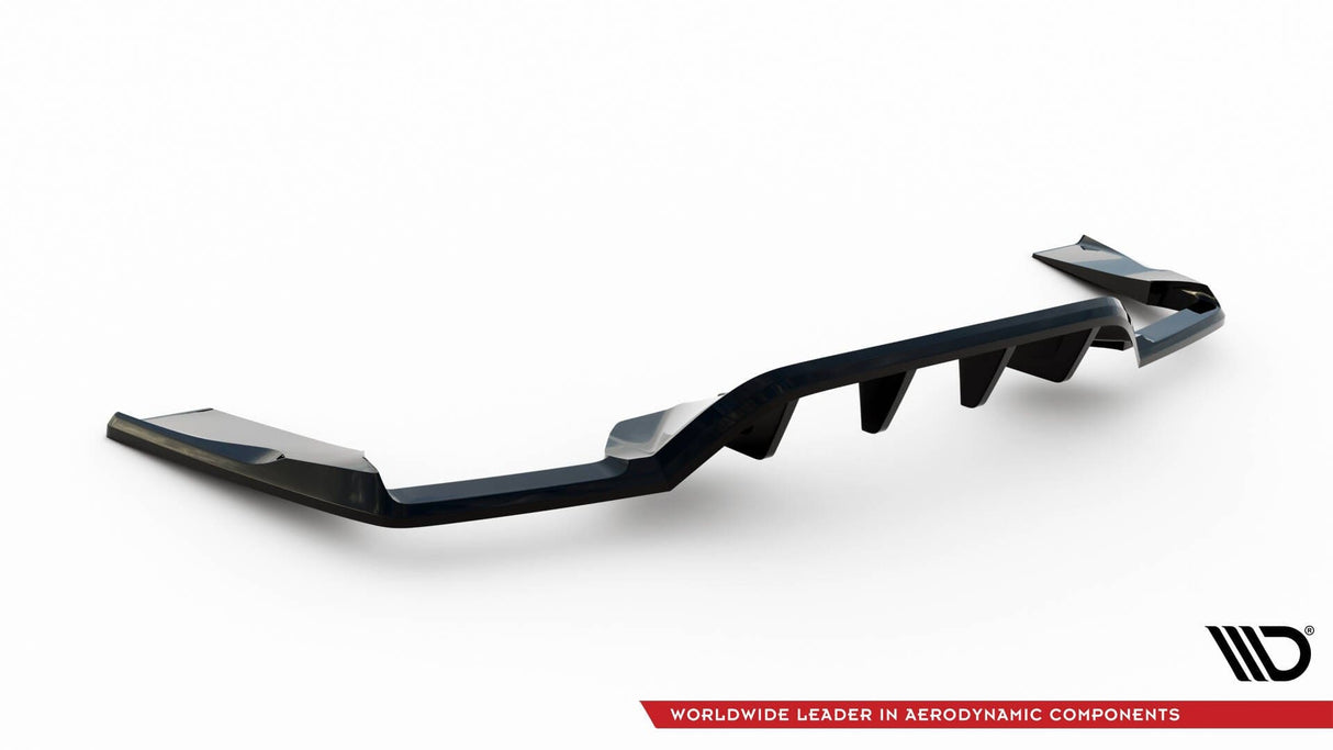 Maxton Design Central Rear Splitter (With Vertical Bars) V.1 Mercedes-AMG GLC 63 SUV X253