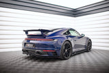Maxton Design Central Rear Splitter (With Vertical Bars) V.1 Porsche 911 Carrera Aero 992 / Carrera GTS 992