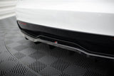 Maxton Design Central Rear Splitter (With Vertical Bars) V.1 Tesla Model S Plaid MK1 Facelift