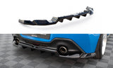 Maxton Design Central Rear Splitter (With Vertical Bars) V.1 Toyota Gr86 MK1