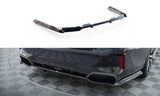 Maxton Design Central Rear Splitter (With Vertical Bars) V.2 BMW 5 M-Pack G60