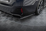 Maxton Design Central Rear Splitter (With Vertical Bars) V.2 BMW 5 M-Pack G60