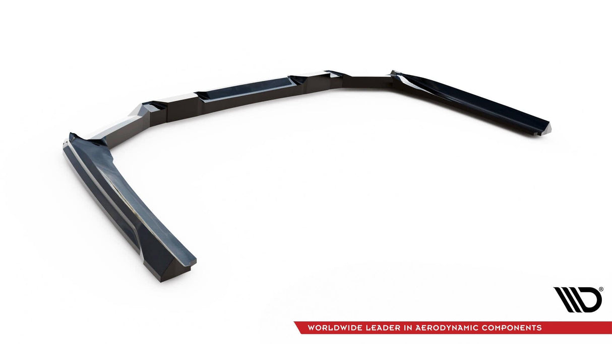 Maxton Design Central Rear Splitter (With Vertical Bars) V.2 BMW 5 M-Pack G60