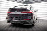 Maxton Design Central Rear Splitter (With Vertical Bars) V.2 BMW X4 M-Pack G02