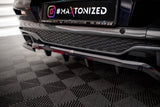 Maxton Design Central Rear Splitter (With Vertical Bars) V.2 BMW X4 M-Pack G02