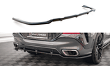 Maxton Design Central Rear Splitter (With Vertical Bars) V.2 BMW X6 M-Pack G06